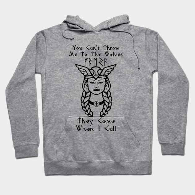 Viking Women Hoodie by VikingHeart Designs